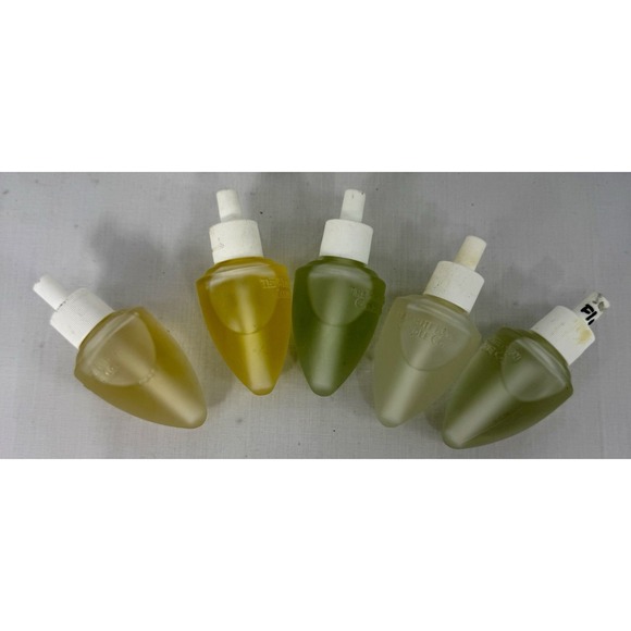 Bath & Body Works White Barn Candle Co Refill Bulb LOT Of FIVE  Mystery Scents - Picture 2 of 3